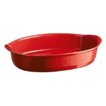 Tava ovala, ceramica, 35 x 22,5 cm/2,3L, Burgundy - Emile Henry