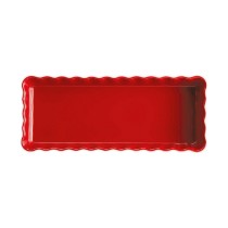 Tava tarte, ceramica, 36x15cm/1,3L, Burgundy - Emile Henry