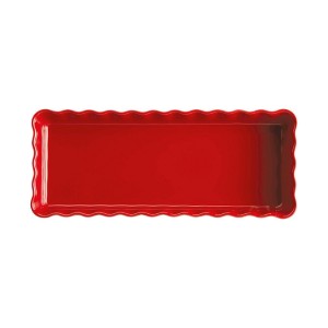 Tava tarte, ceramica, 36x15cm/1,3L, Burgundy - Emile Henry