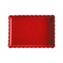 Tava tarte, ceramica, 33,5x24cm/1,9L, Burgundy - Emile Henry