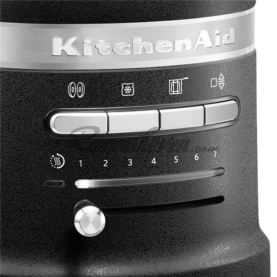 Prajitor de paine 2 sloturi Artisan 1250W, Cast Iron Black - KitchenAid