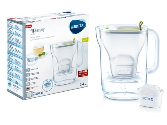 Cana filtranta BRITA Style 2,4 L Maxtra+ (green)