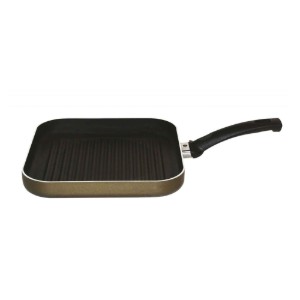Tigaie grill, aluminiu, 27 x 27 cm, Amalfi Gold - Ballarini