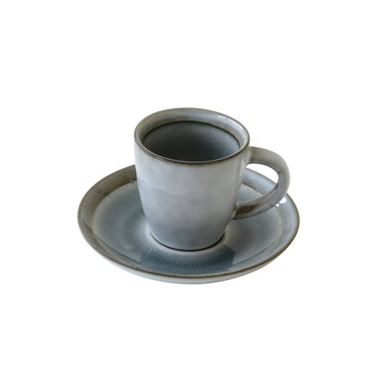 Ceasca espresso 75 ml cu farfurioara "Origin", Gri - Nuova R2S