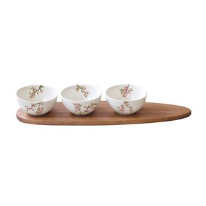 Set servire aperitive 4 piese, "Sakura" - Nuova R2S