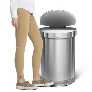 Cos de gunoi cu pedala, 60 L, inox, Brushed - simplehuman