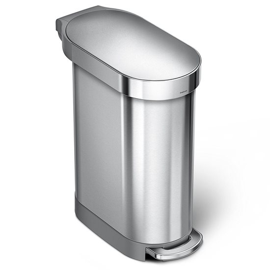 Cos de gunoi cu pedala, 45 L, Stainless Steel - simplehuman