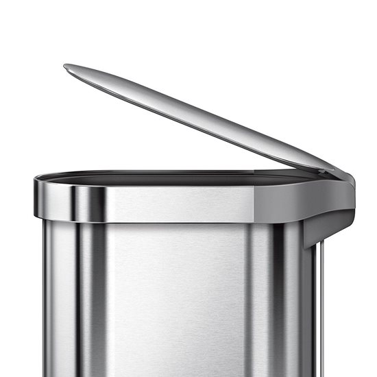 Cos de gunoi cu pedala, 45 L, Stainless Steel - simplehuman