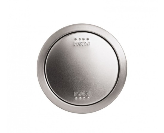 Cos de gunoi, cu capac batant, 55 L, inox, Brushed - simplehuman
