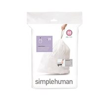 Saci de gunoi cod M, 45 L/ 20 buc, plastic - simplehuman