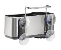 Suport accesorii de bucatarie, 3 compartimente, inox - simplehuman