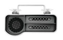 Suport accesorii de bucatarie, 3 compartimente, inox - simplehuman