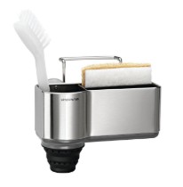 Suport accesorii de bucatarie, 3 compartimente, inox - simplehuman