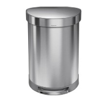Cos de gunoi cu pedala, 60 L, inox, Brushed - simplehuman