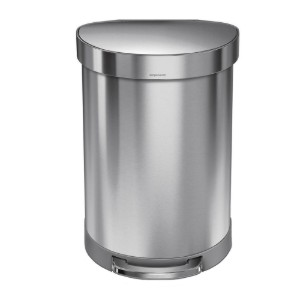 Cos de gunoi cu pedala, 60 L, inox, Brushed - simplehuman