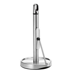 Suport rola prosoape de bucatarie, 36,3 cm, inox - simplehuman