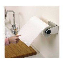 Suport rola prosoape de bucatarie, 33,3 cm, inox - simplehuman
