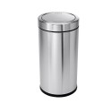 Cos de gunoi, cu capac batant, 55 L, inox, Brushed - simplehuman