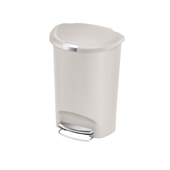 Cos de gunoi cu pedala, 50 L, plastic - simplehuman