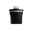 Cos de gunoi, 10 L, plastic, Negru - simplehuman