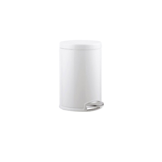 Cos de gunoi cu pedala, 4,5 L, inox, White - simplehuman