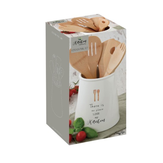 Set ustensile bucatarie, 6 piese, “Kitchen Elements” - Nuova R2S