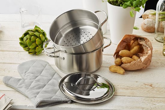 Set pentru gatit la aburi, inox, 20cm/3L "Resto" - Demeyere