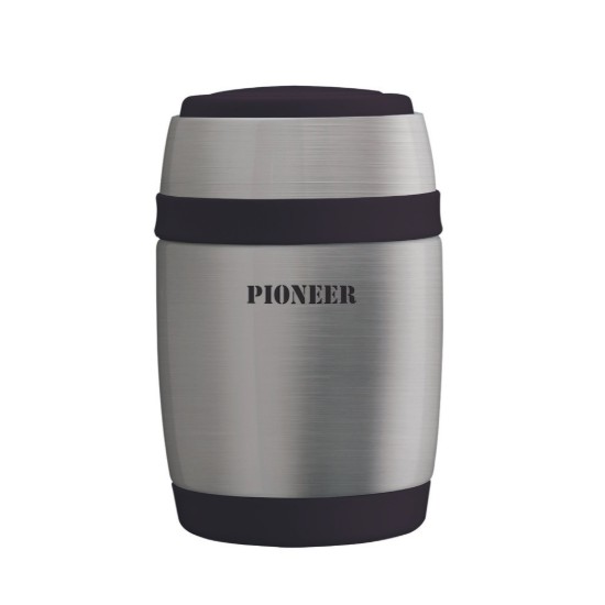 Termos supa cu lingurita, inox, 480 ml, "Pioneer" - Grunwerg