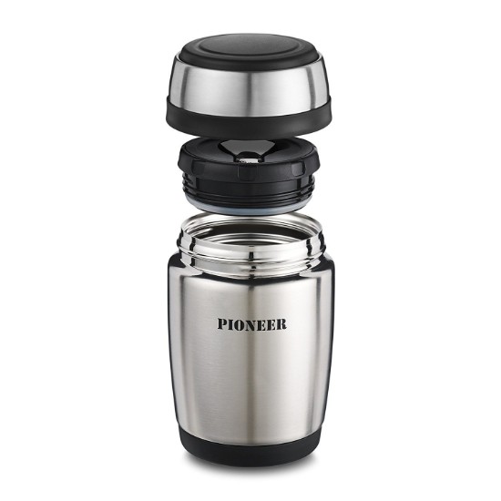 Termos supa cu lingurita, inox, 480 ml, "Pioneer" - Grunwerg