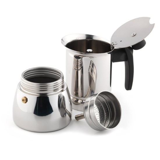 Espressor inox, 240 ml, "Cafe Ole Classic" - Grunwerg