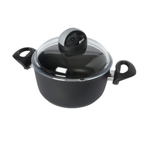 Cratita aluminiu, cu capac, 28cm "RIALTO" - Ballarini