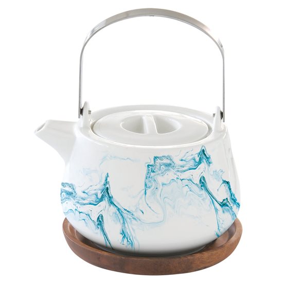 Ceainic din portelan 750 ml cu suport "Aqua" - Nuova R2S