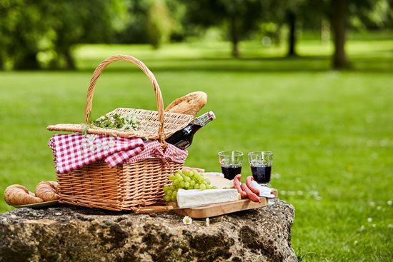 Cos picnic 42 x 29 cm, salcie - Kesper