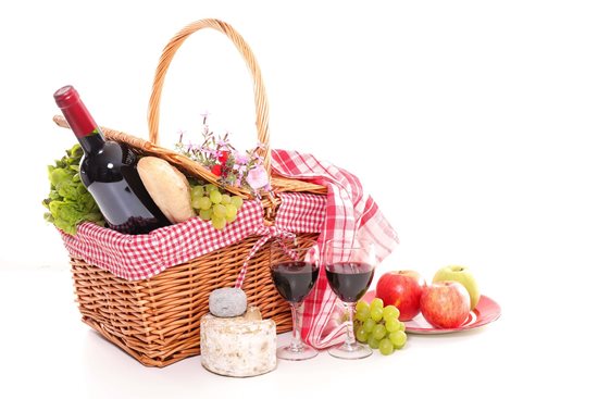 Cos picnic 42 x 29 cm, salcie - Kesper