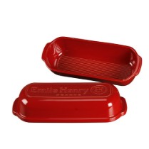 Vas pentru paine Batard, ceramica, 39x16,5cm/4,5L, Burgundy - Emile Henry