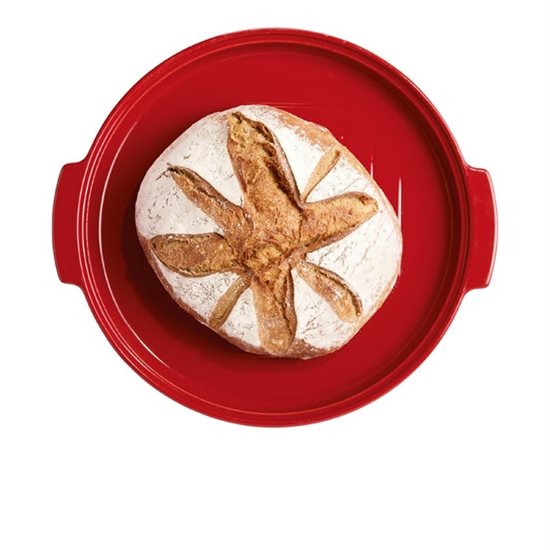 Vas pentru paine, ceramica, 30cm, Burgundy - Emile Henry