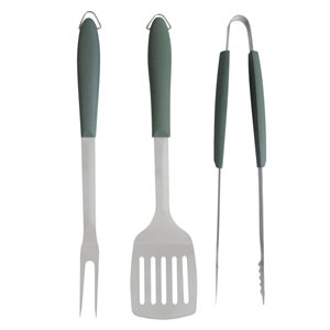 Set 3 ustensile pentru gratar, inox - Zokura