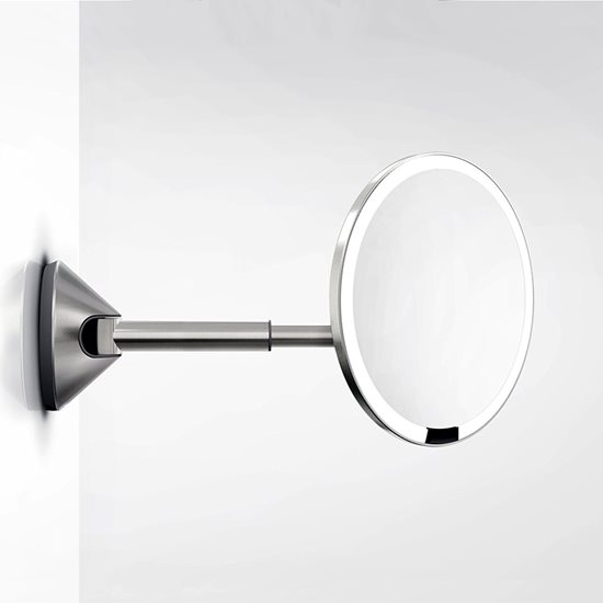 Oglinda cosmetica de perete, cu senzor, 23 cm - simplehuman