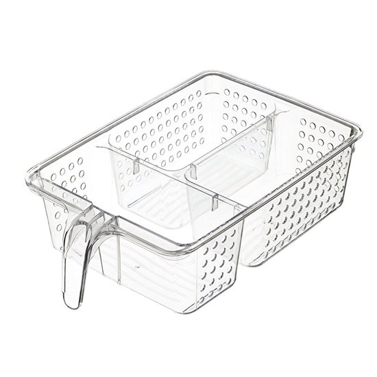 Tava 3 compartimente pentru frigider, plastic - Kitchen Craft