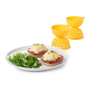 Set 2 forme pentru oua posate, silicon, "Good Grips" - OXO