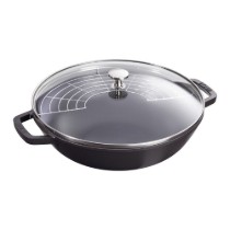 Tigaie wok, fonta, 30cm, Black - Staub