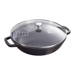 Tigaie wok, fonta, 30cm, Black - Staub
