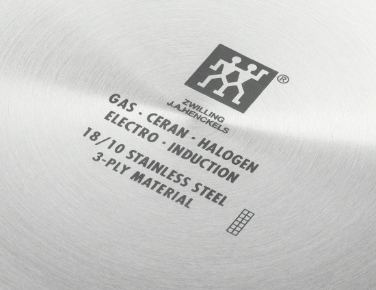 Tigaie wok, cu capac, 3-Ply, 32 cm, "ZWILLING Plus" - Zwilling