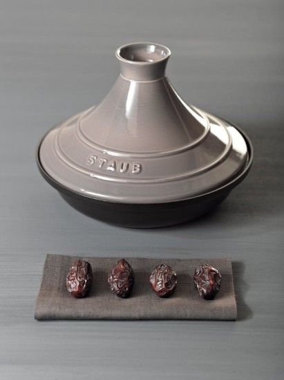 Tajine fonta capac ceramic 28 cm, Graphite Grey - Staub