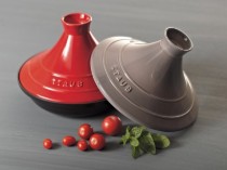 Tajine fonta, cu capac ceramic, 28cm, Cherry - Staub