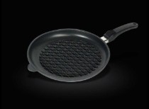 Tigaie grill perforata, aluminiu, 32 cm - AMT Gastroguss
