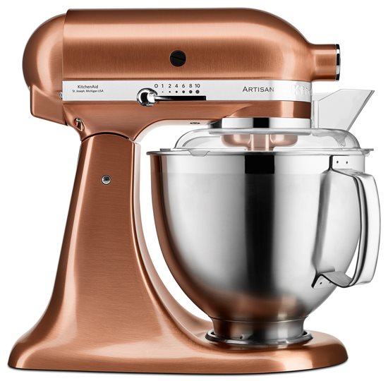 Mixer cu bol 4.8L, Artisan, Model 185, Copper - KitchenAid