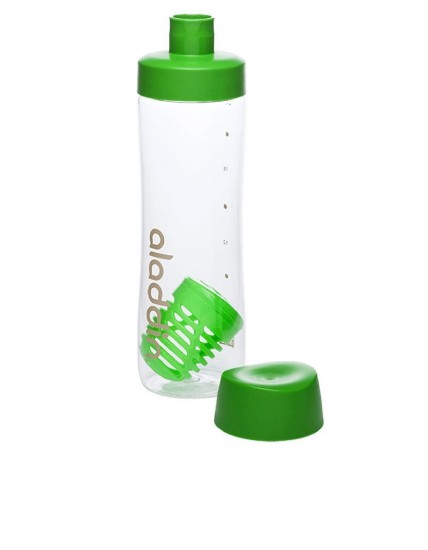 Sticla plastic cu infuzor, 700ml, Verde - Aladdin