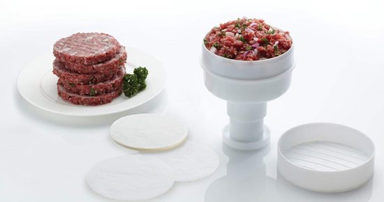 Set presa burgeri si 100 discuri cerate, 9 cm  - Kitchen Craft