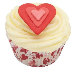 Set 3 forme cutter fondant, inima, inox - Kitchen Craft
